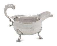 A George II Silver Sauce Boat