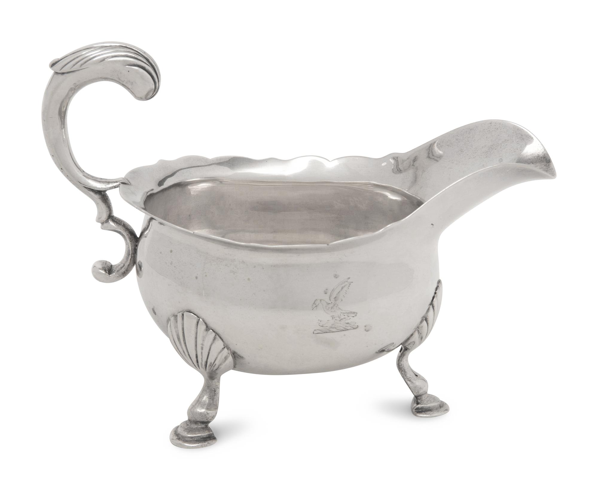 A George II Silver Sauce Boat