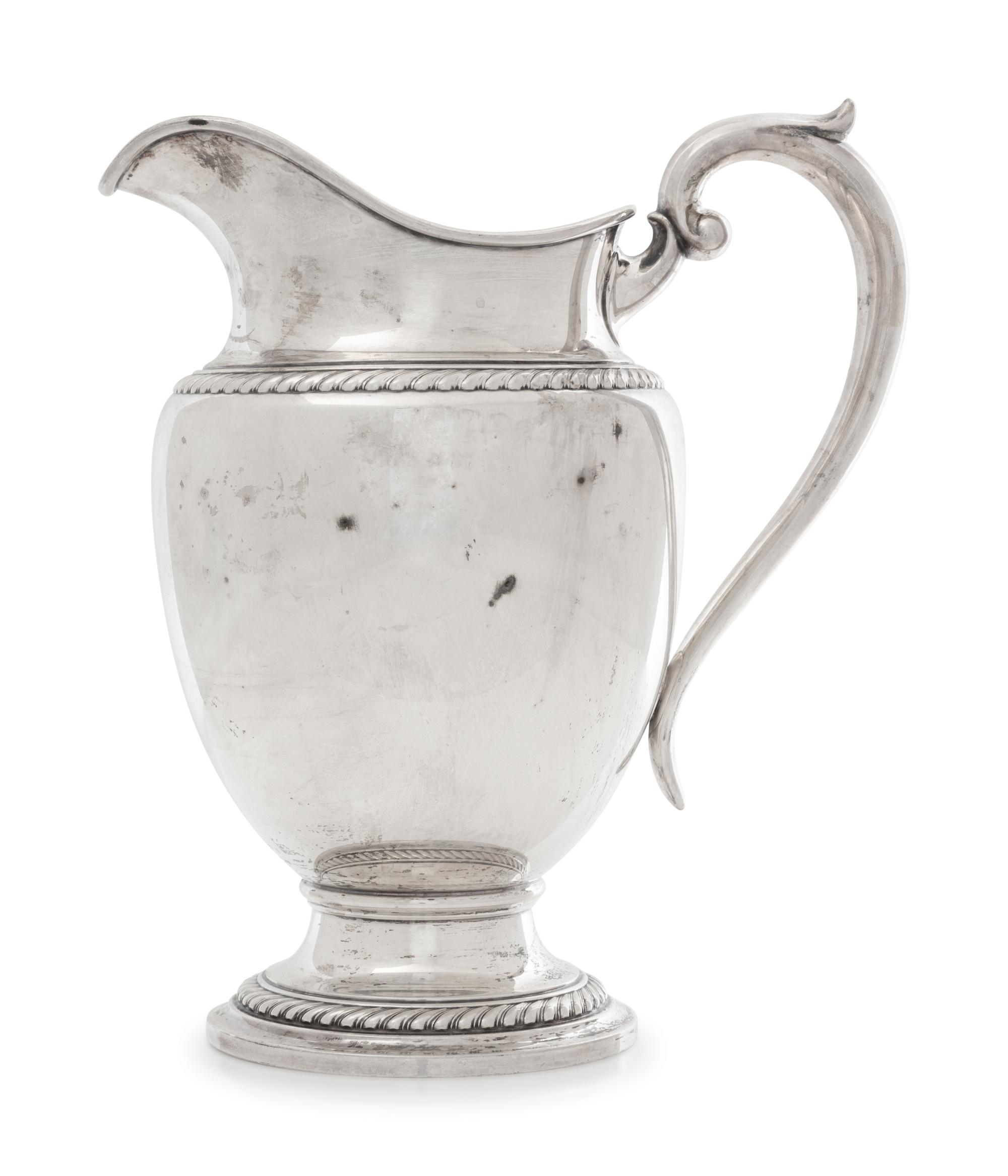 An American Silver Water Pitcher