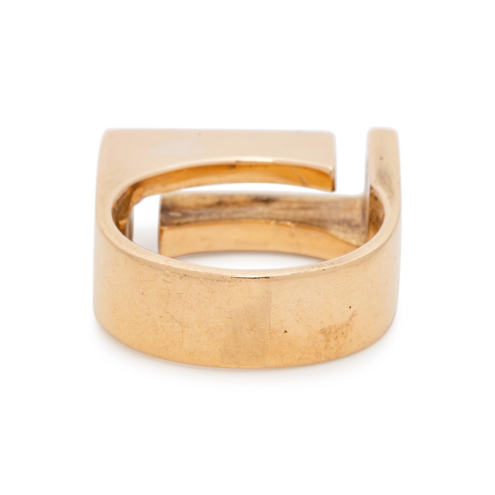YELLOW GOLD RING