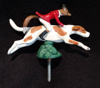 A Pair of LeJeune Car Mascot Fixings