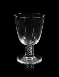 Thirty-Six Steuben Twist Stem Wine Glasses