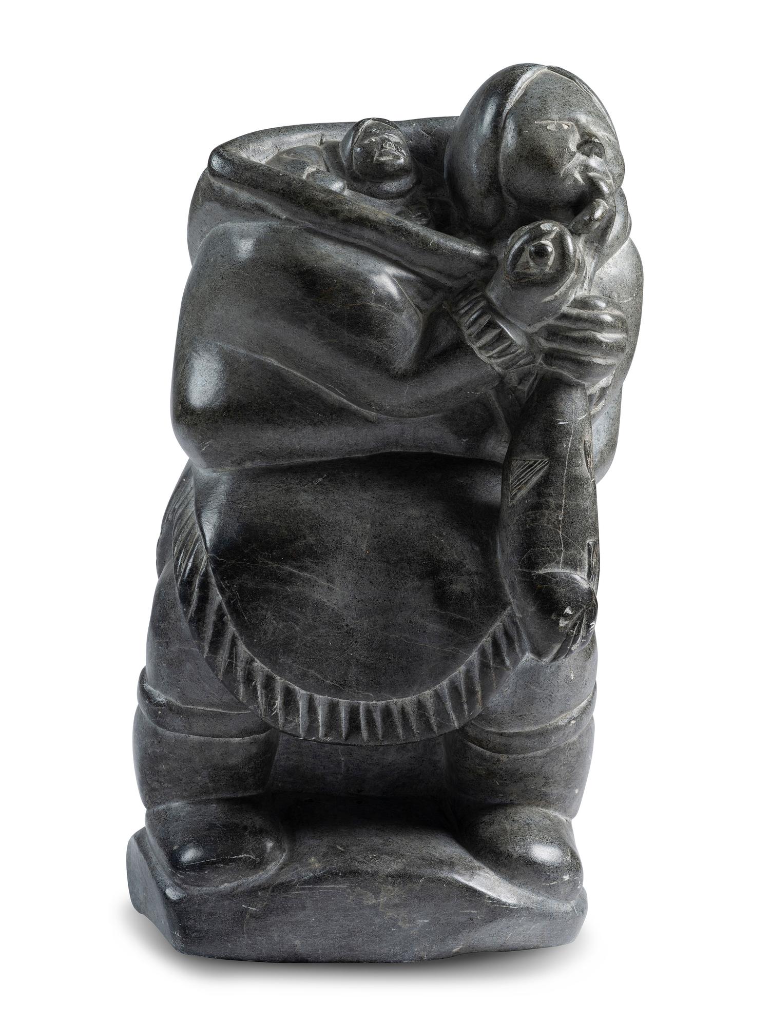 Soapstone Carving of Mother and Child