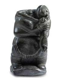 Soapstone Carving of Mother and Child