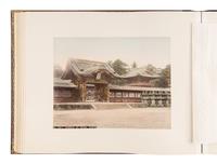 [JAPAN]. TAMAMURA, Kozaburo (1856-1923), photographer. Japanese photograph album of 50 hand-tined photographs attributed to the studio of Kozaburo Tamamura. Japan, ca 1890.
