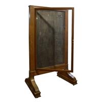 An Oak and Glass Display Board from Chicago's Union Station 47" W x 31" D x 81" H — United States, 20th Century