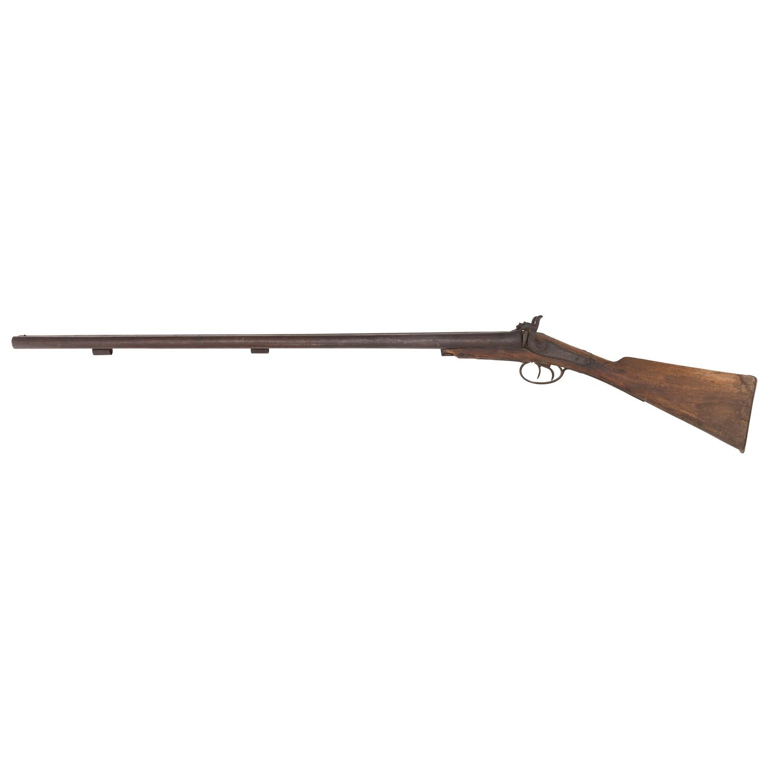 Relic Condition Double Barrel Percussion Shotgun