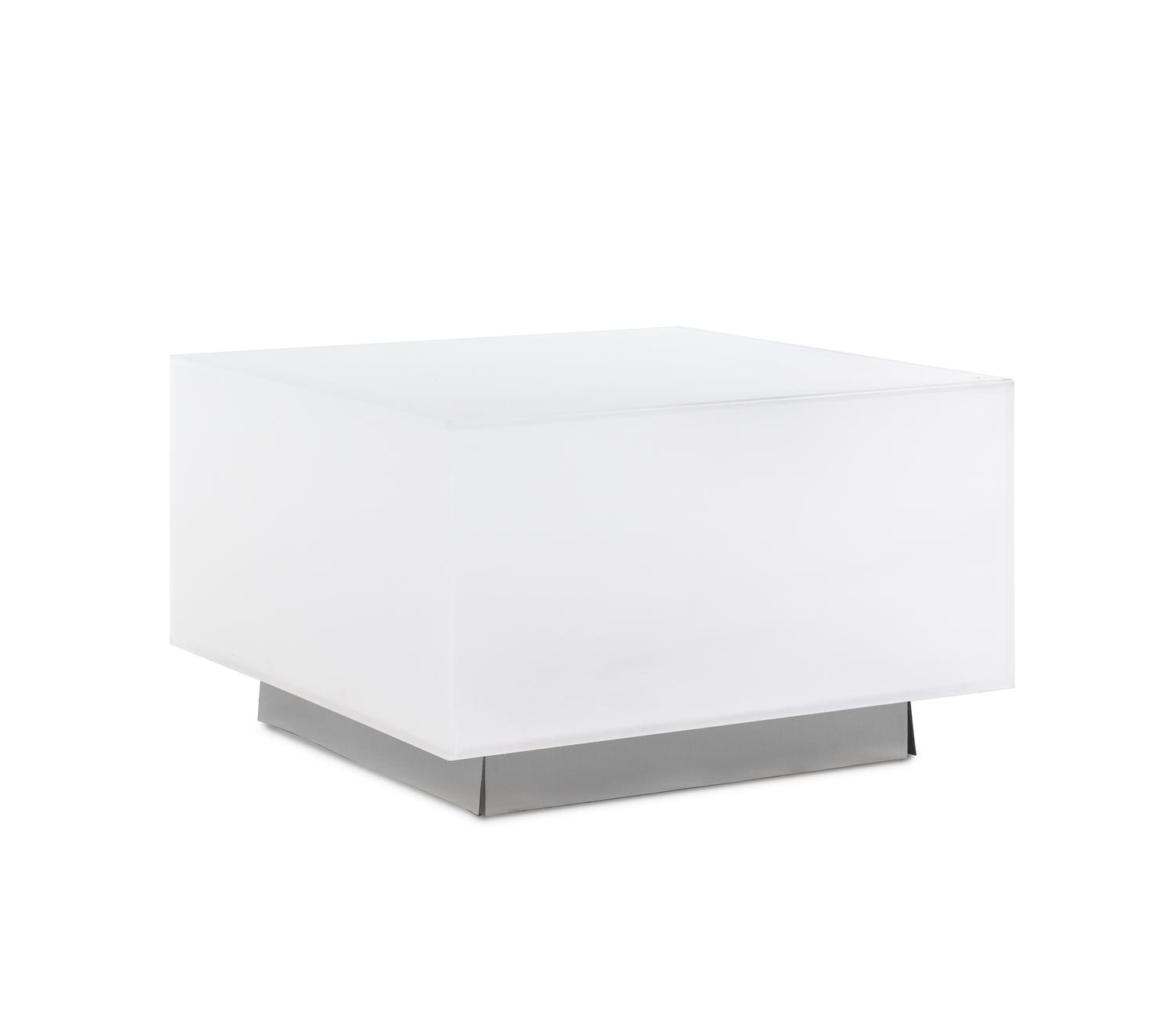 Illuminated Plexiglass End Table