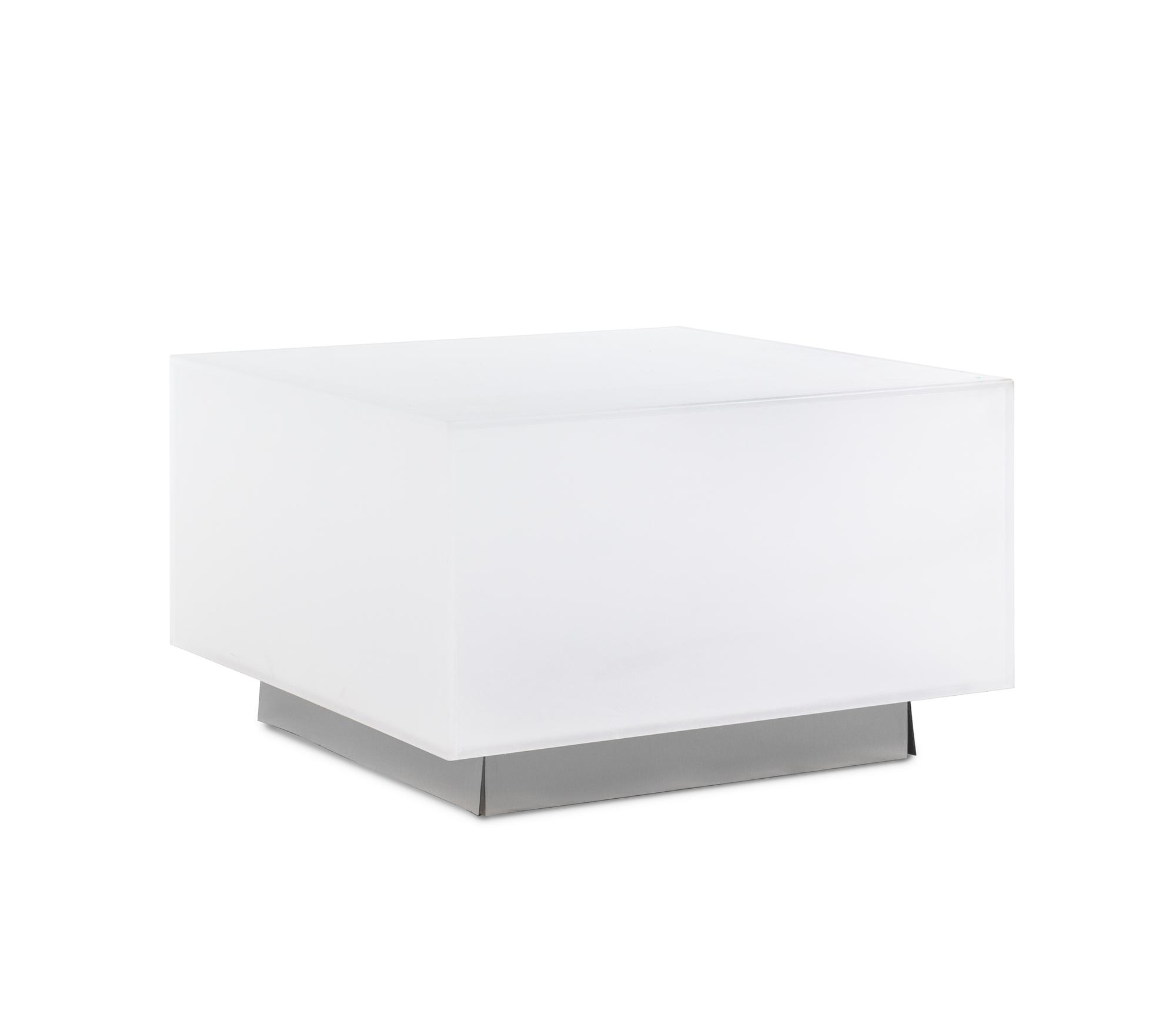 Illuminated Plexiglass End Table