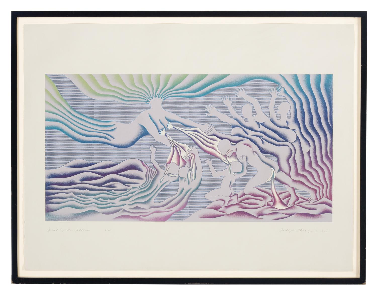 The Creation , Birth Tear/Tear , Birth Trinity , Guided by the Goddess , and Earth Birth (a group of 5 works from The Birth Project ), 1985