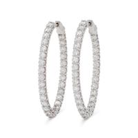 DIAMOND HOOP EARRINGS