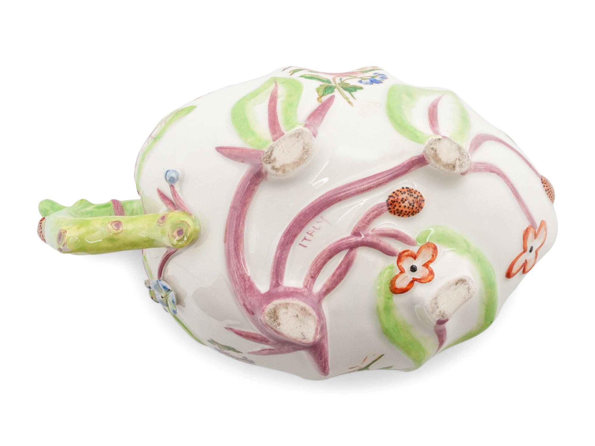 An Italian Soft-Paste Porcelain Sauce Boat