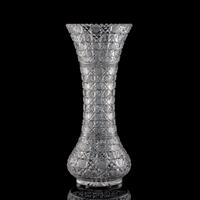 A Brilliant-Period "Harvard" Cut Glass Vase