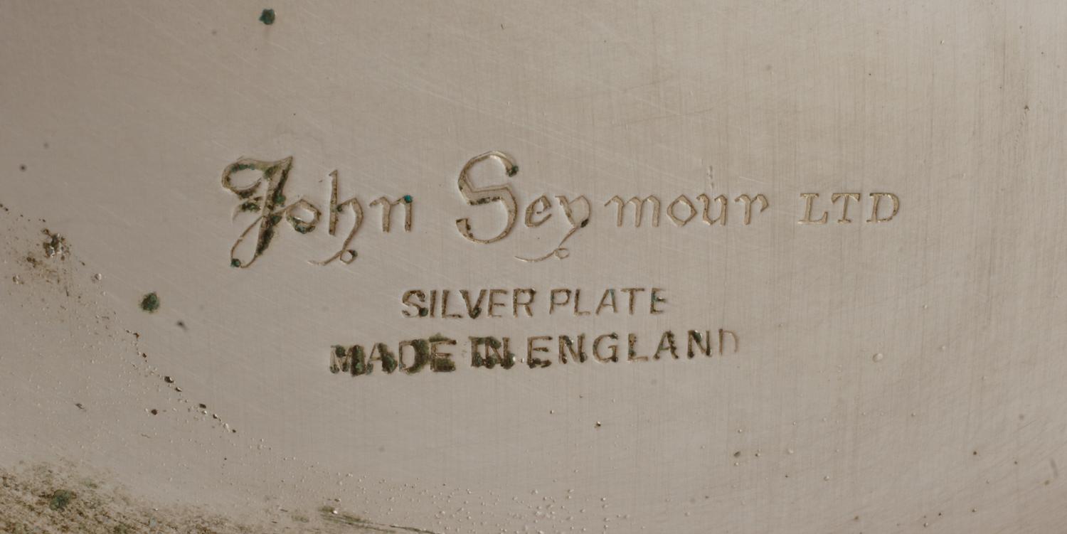 A Pair of English Silver-Plate Wine Coolers, John Seymour Ltd., 20th Century, each of twin-handled campagna form.