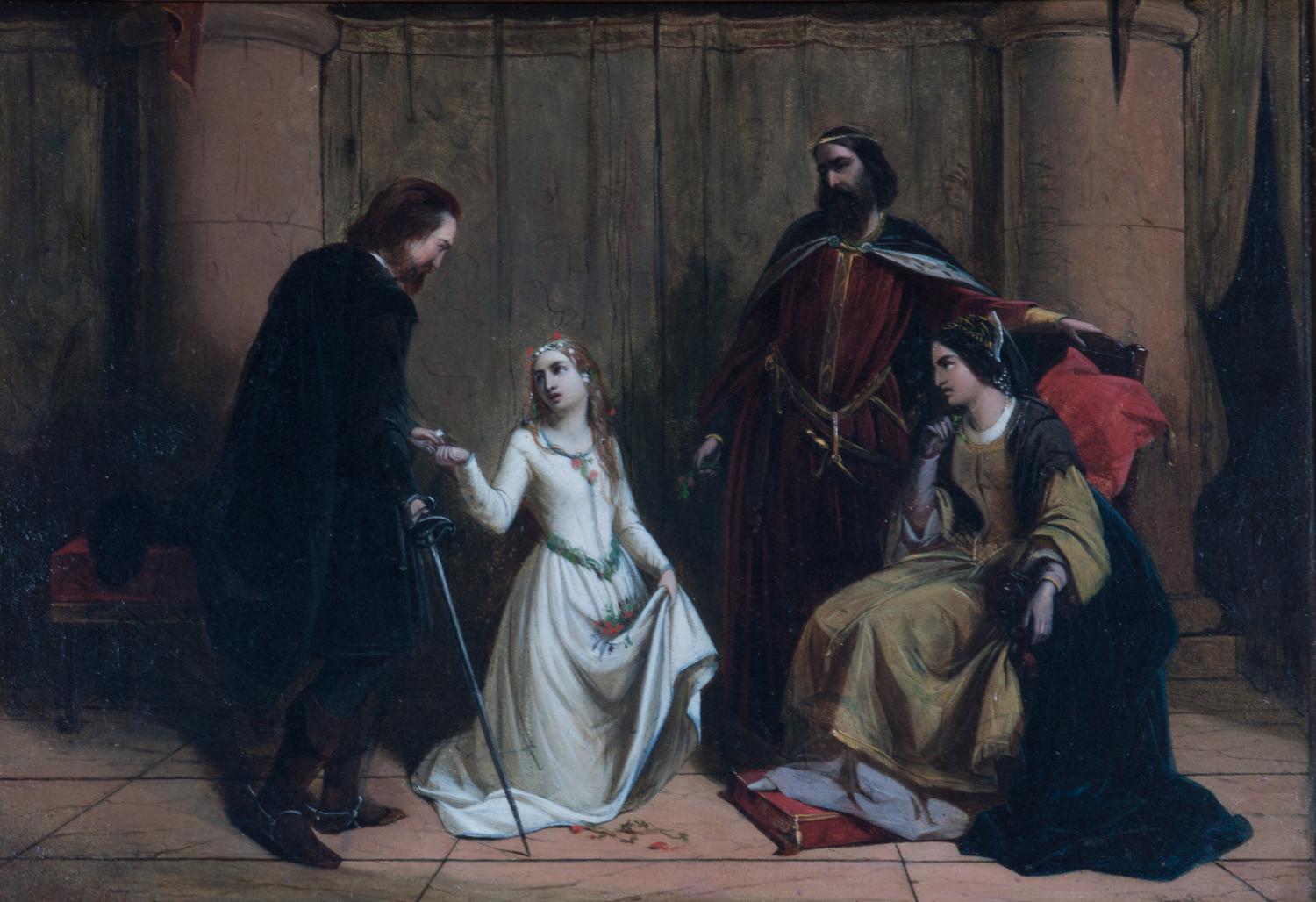Henry O'Neil, (British, 1817-1880), Scene from Hamlet, 1867