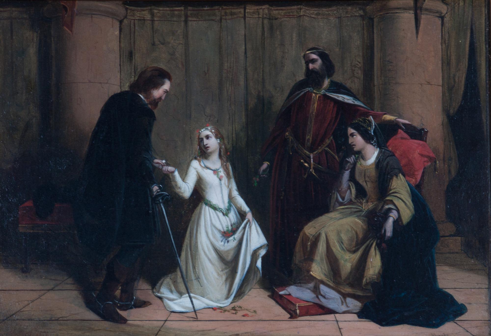 Henry O'Neil, (British, 1817-1880), Scene from Hamlet, 1867
