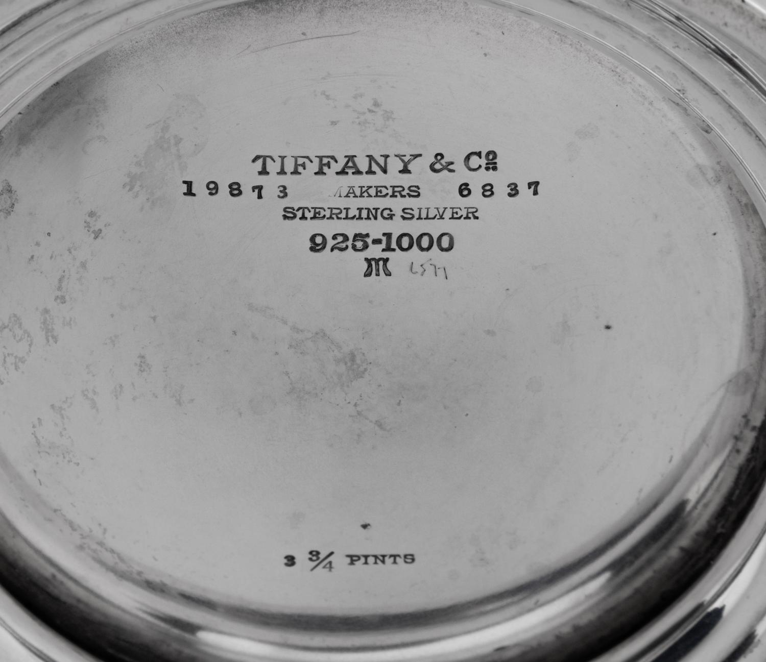 A Tiffany & Co. Silver Pitcher