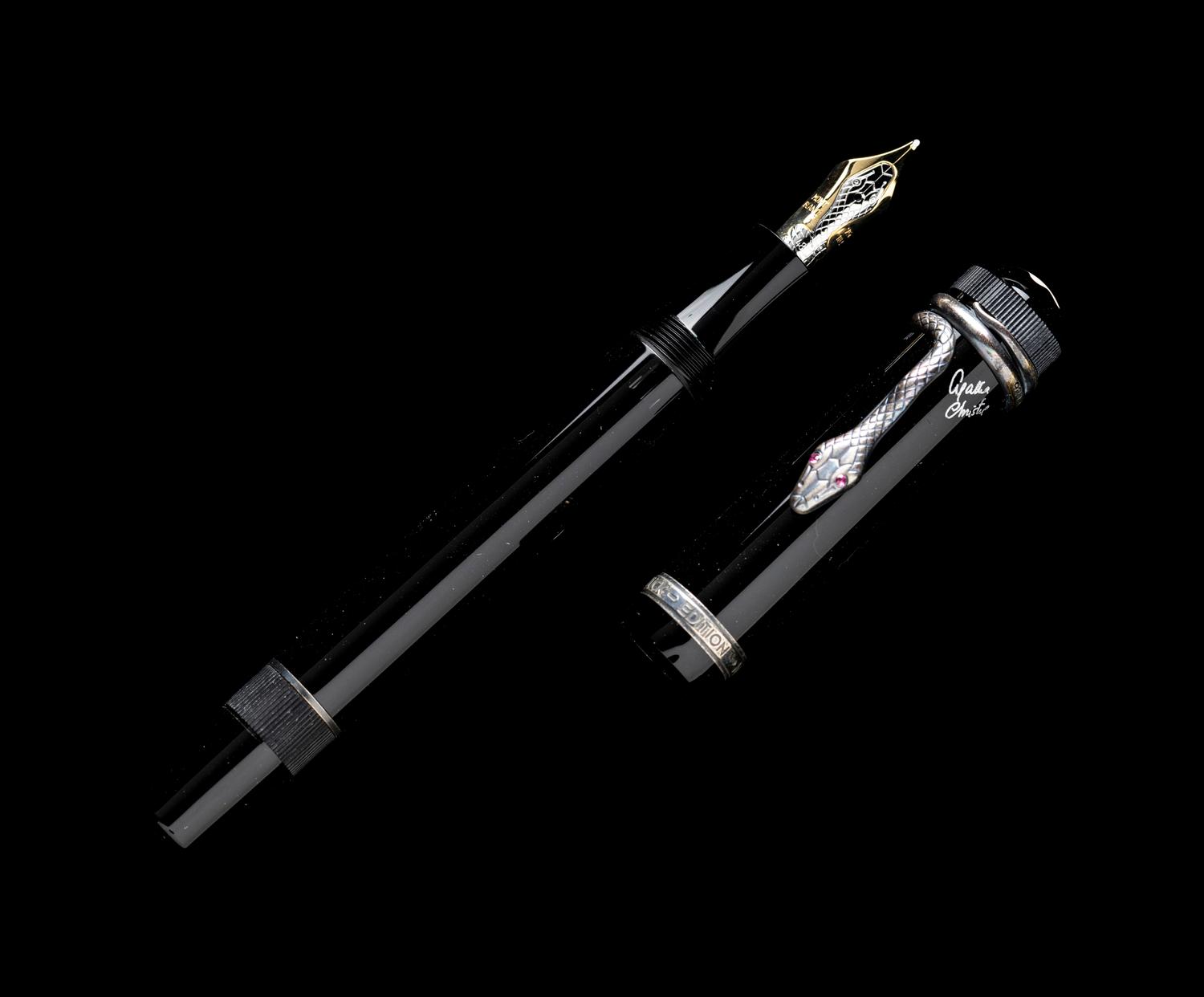 A Montblanc Agatha Christie Limited Edition Fountain Pen