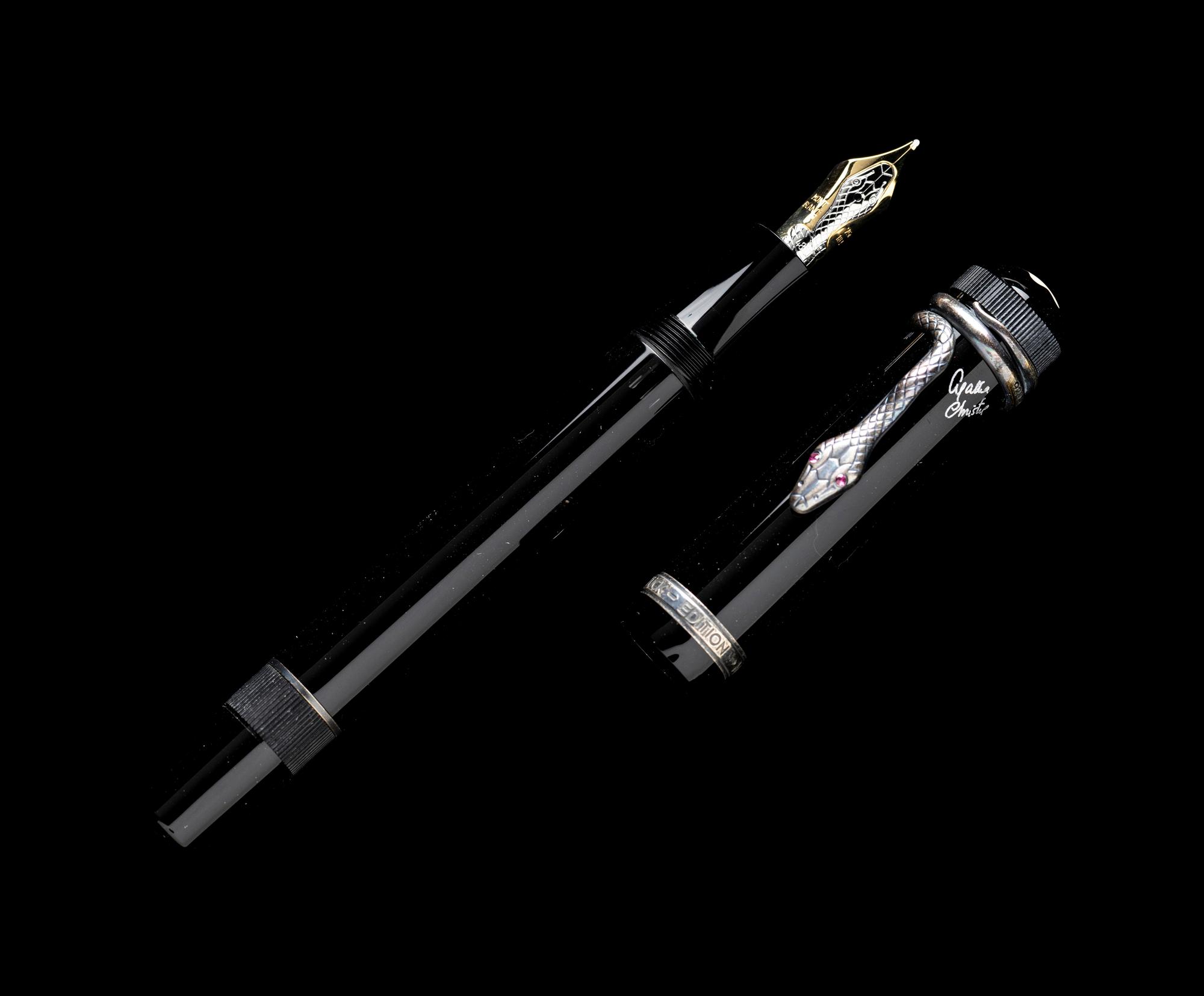 A Montblanc Agatha Christie Limited Edition Fountain Pen