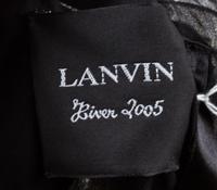A Lanvin Black Silk Dress, Size 40.