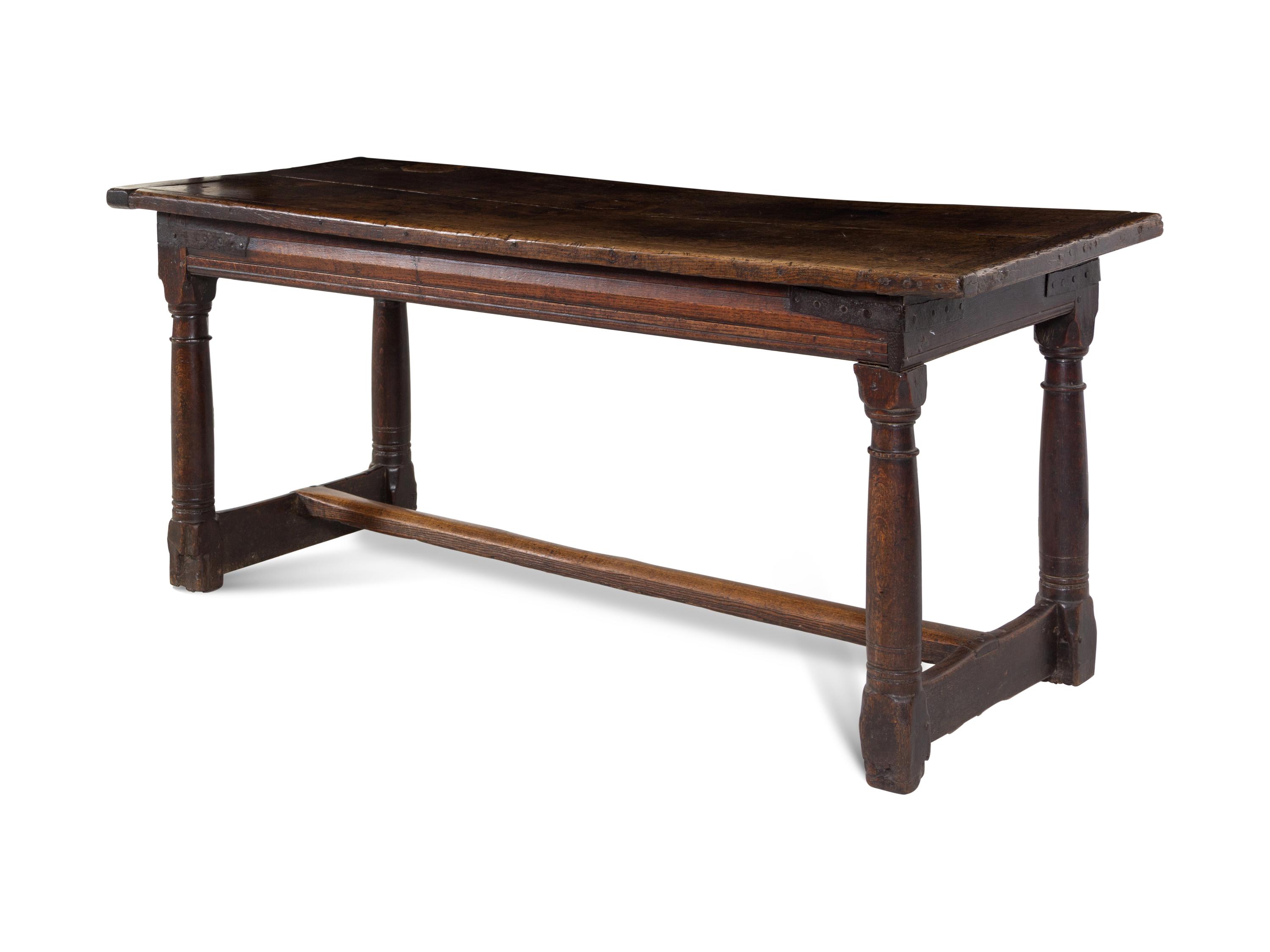 A Jacobean Oak Refectory Table — 18th Century and Later