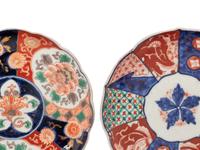 39 Japanese Imari and Kutani Porcelain Bowls, Plates, and Chargers
