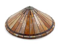 A Leaded Glass Shade