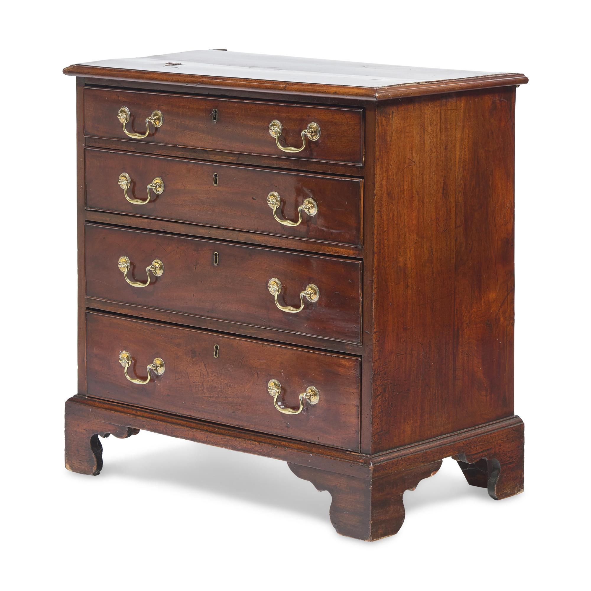 A George III Mahogany Butler's Chest of Drawers