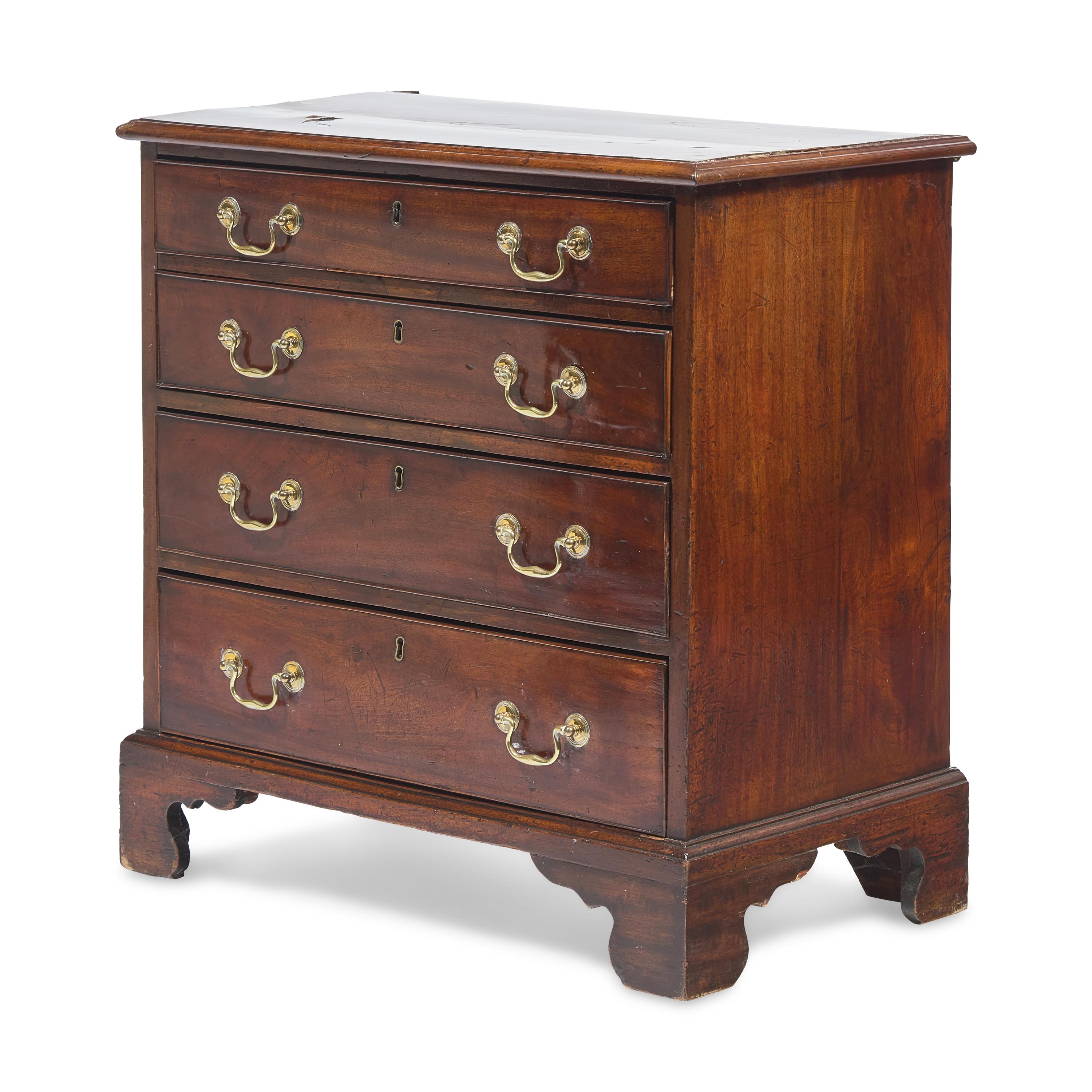 A George III Mahogany Butler's Chest of Drawers