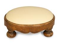 Two Régence Style Fauteuils and a Stool