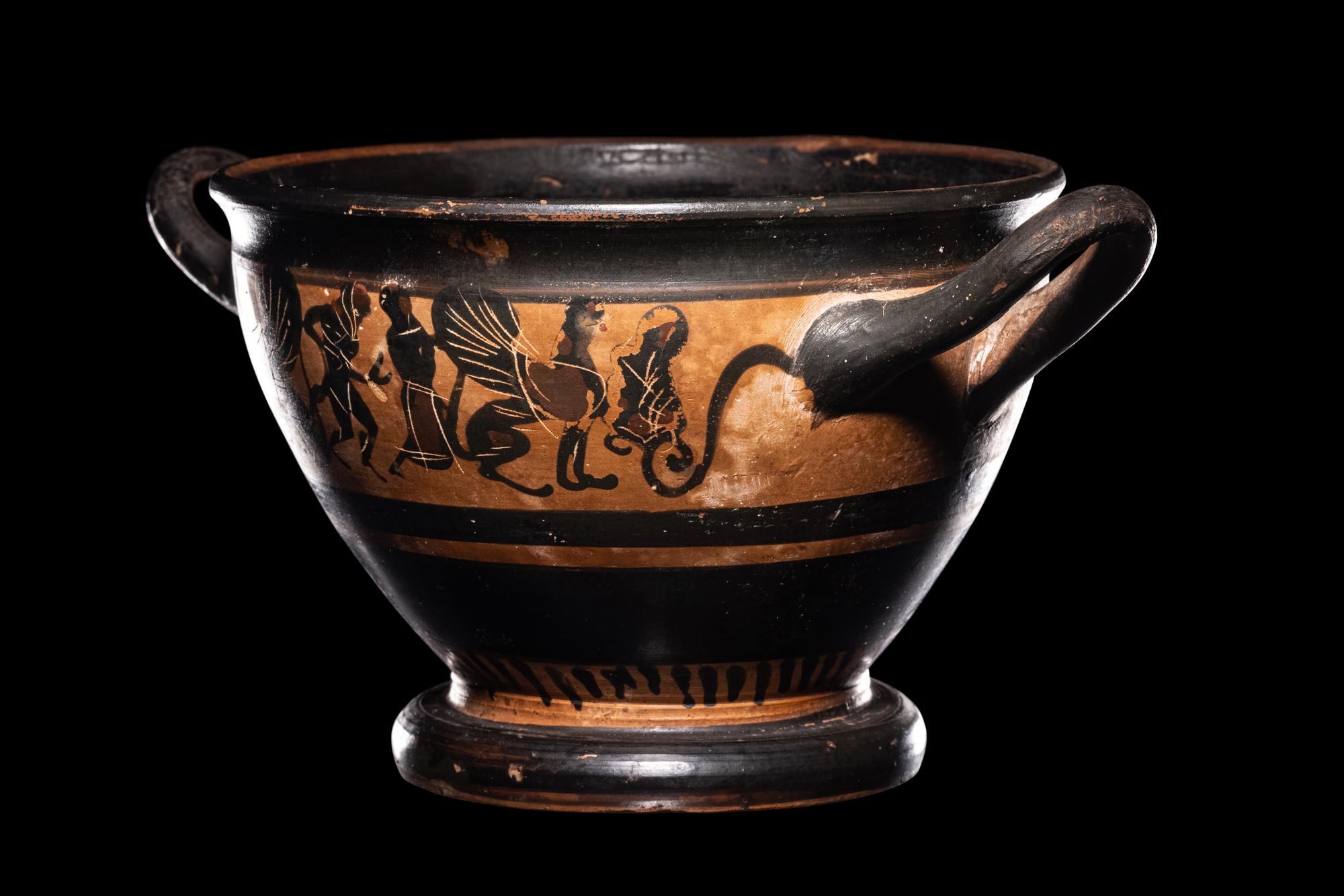 An Attic Black-Figured Skyphos