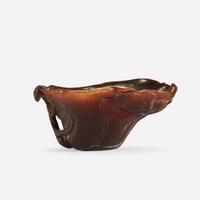 A Small Chinese Carved Rhinoceros Horn Libation Cup 17th/18th Century