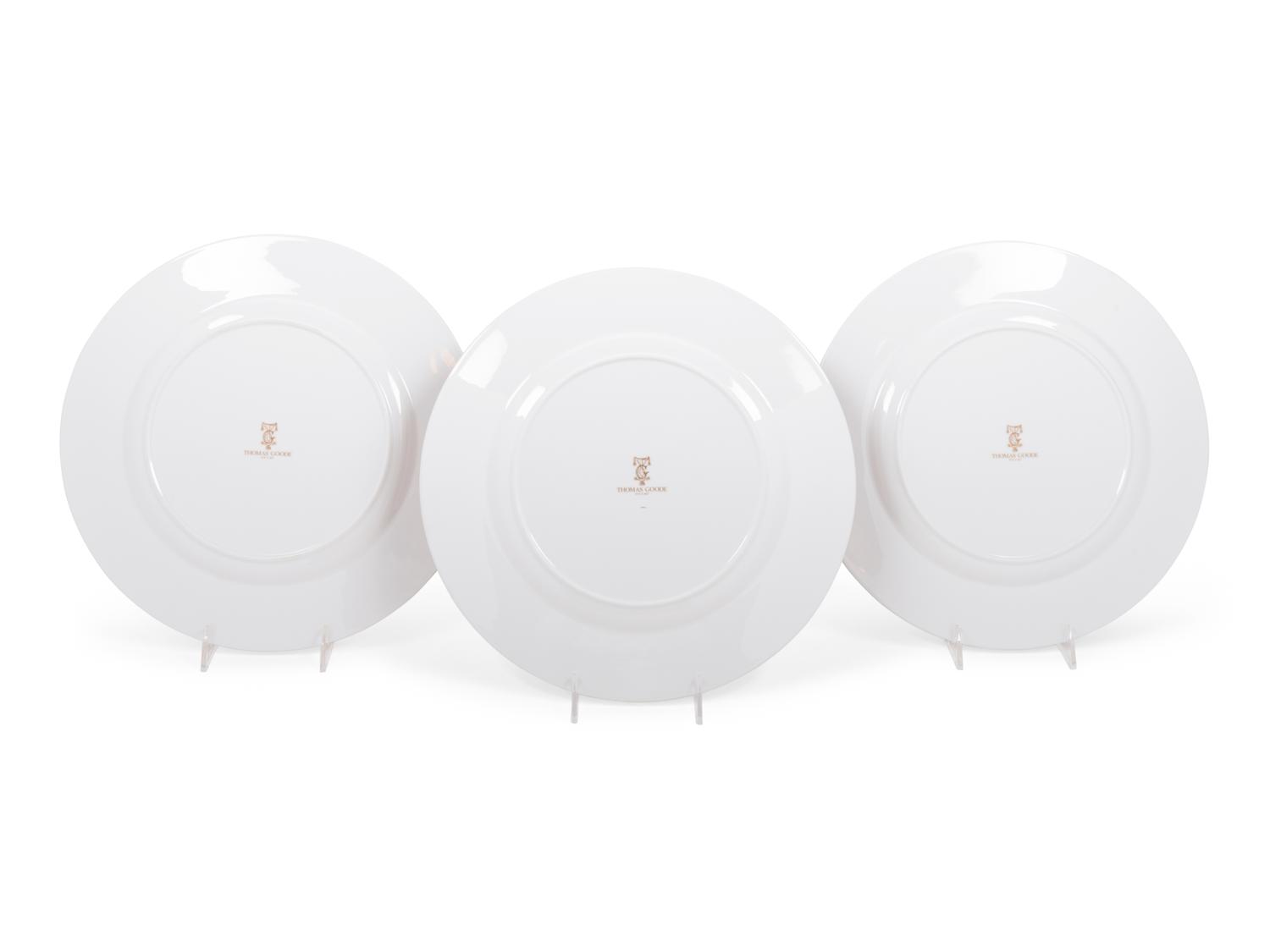 A Set of Thomas Goode Porcelain Chargers