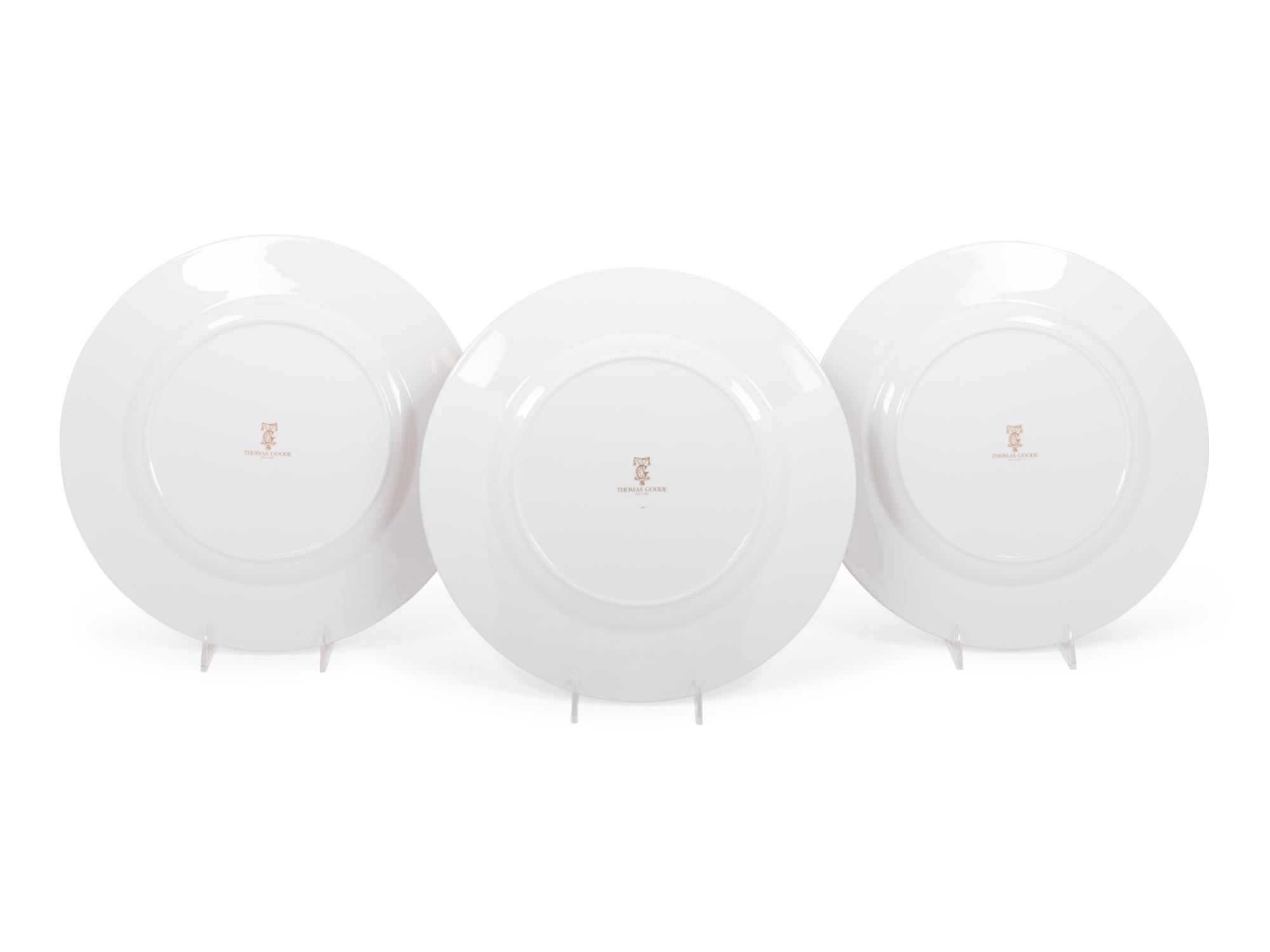 A Set of Thomas Goode Porcelain Chargers