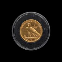 A 1908-D Indian Head: No Motto $10 Gold Coin