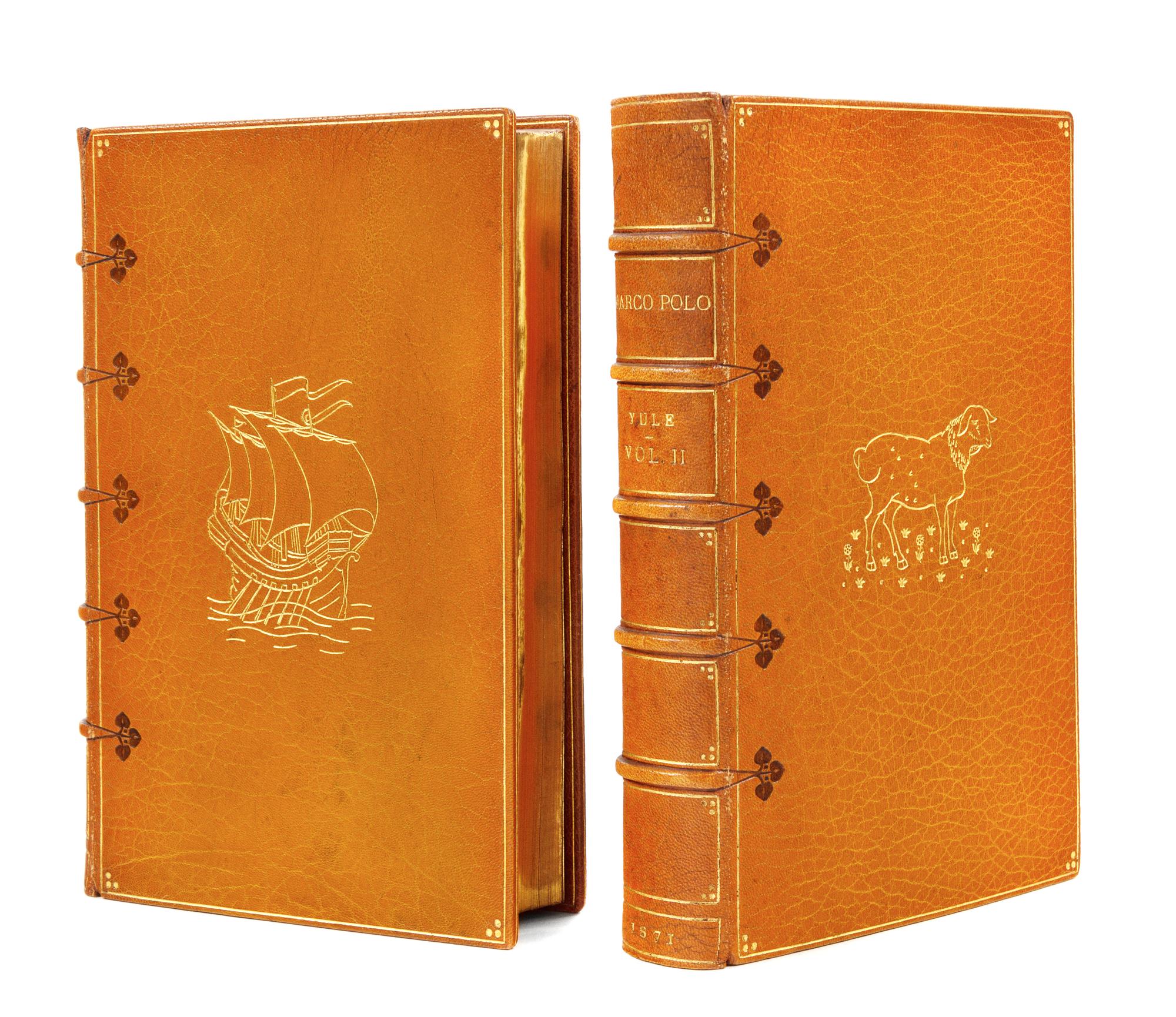 [POLO, Marco (1254?-1354?)]. YULE, Henry (1820-1889), translator. The Book of Ser Marco Polo, the Venetian. Concerning the Kingdoms and