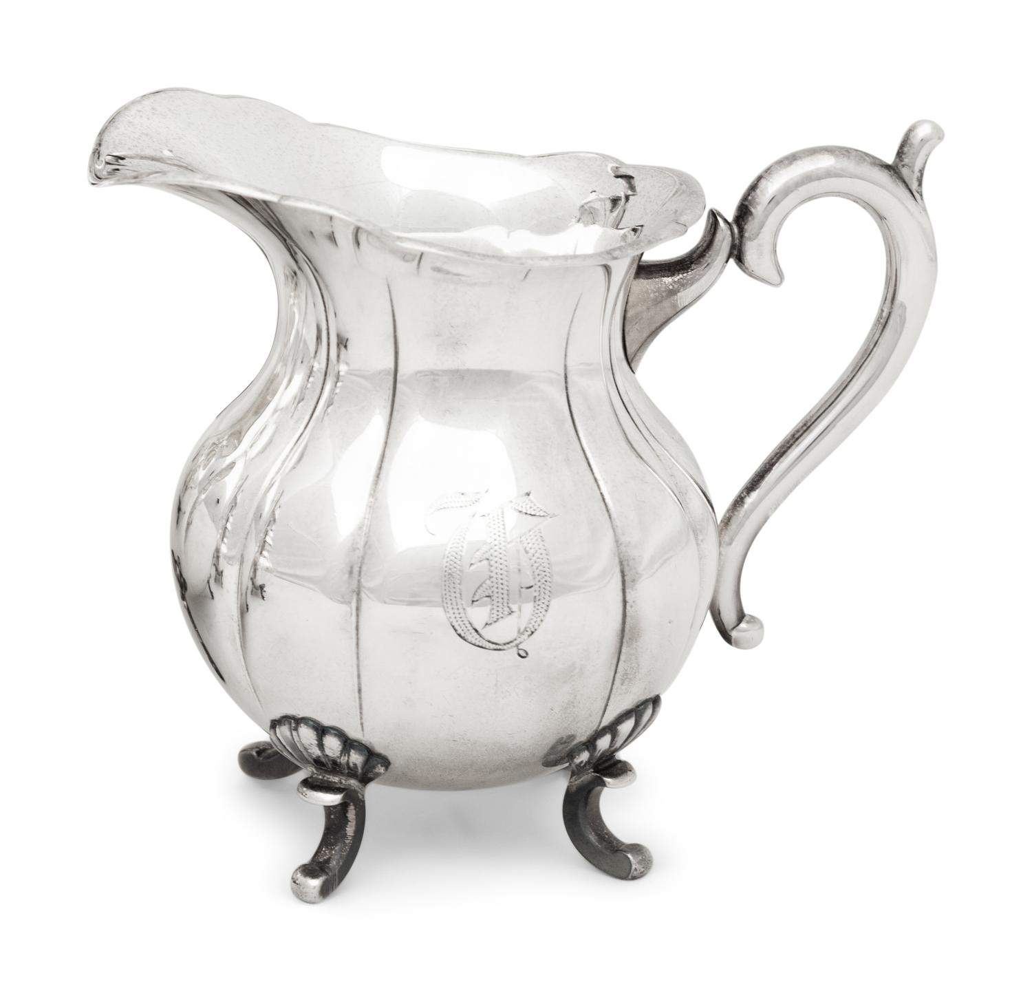 A Japanese Silver Five-Piece Tea and Coffee Service