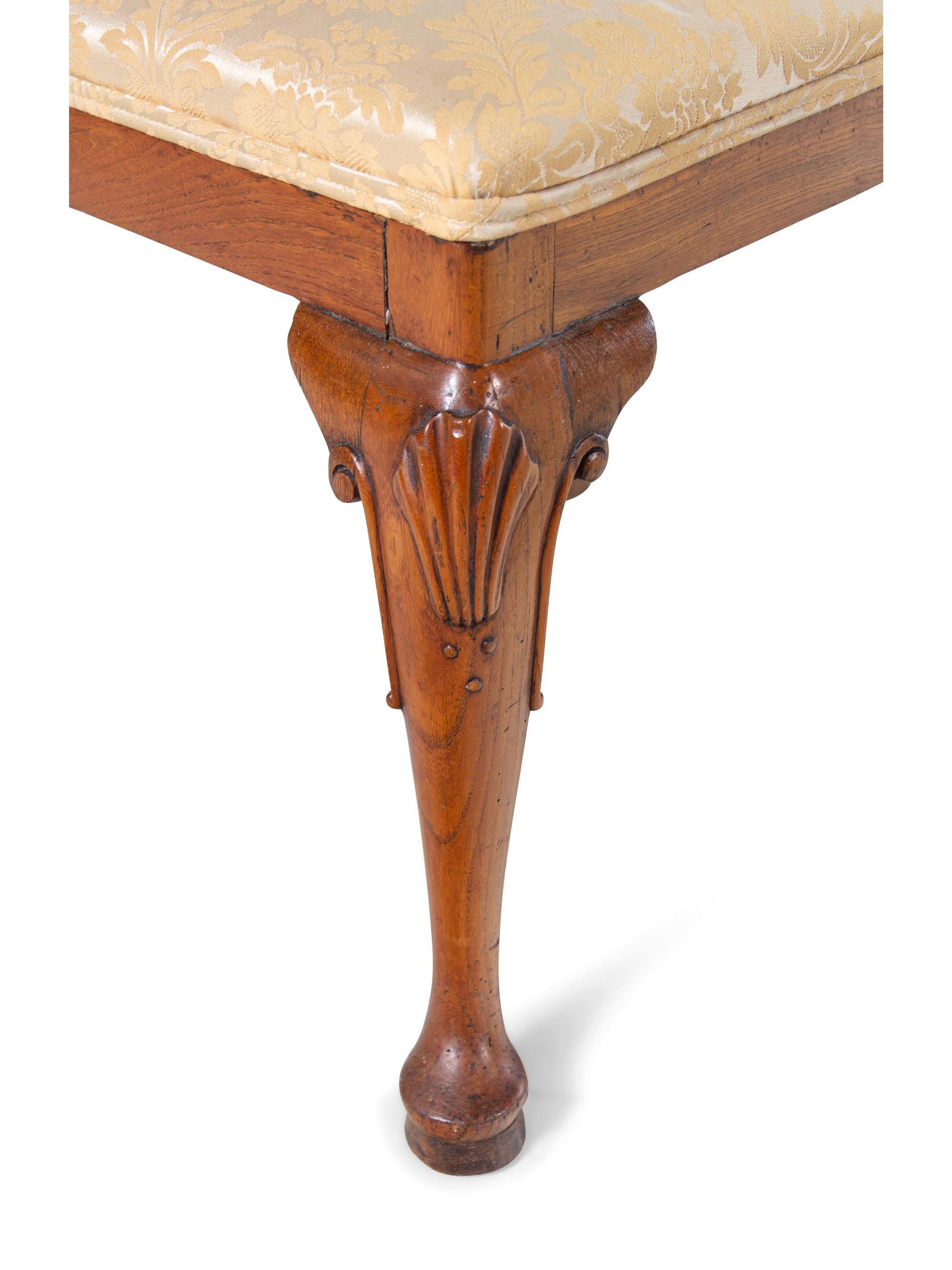 A Pair of George II Elm Side Chairs