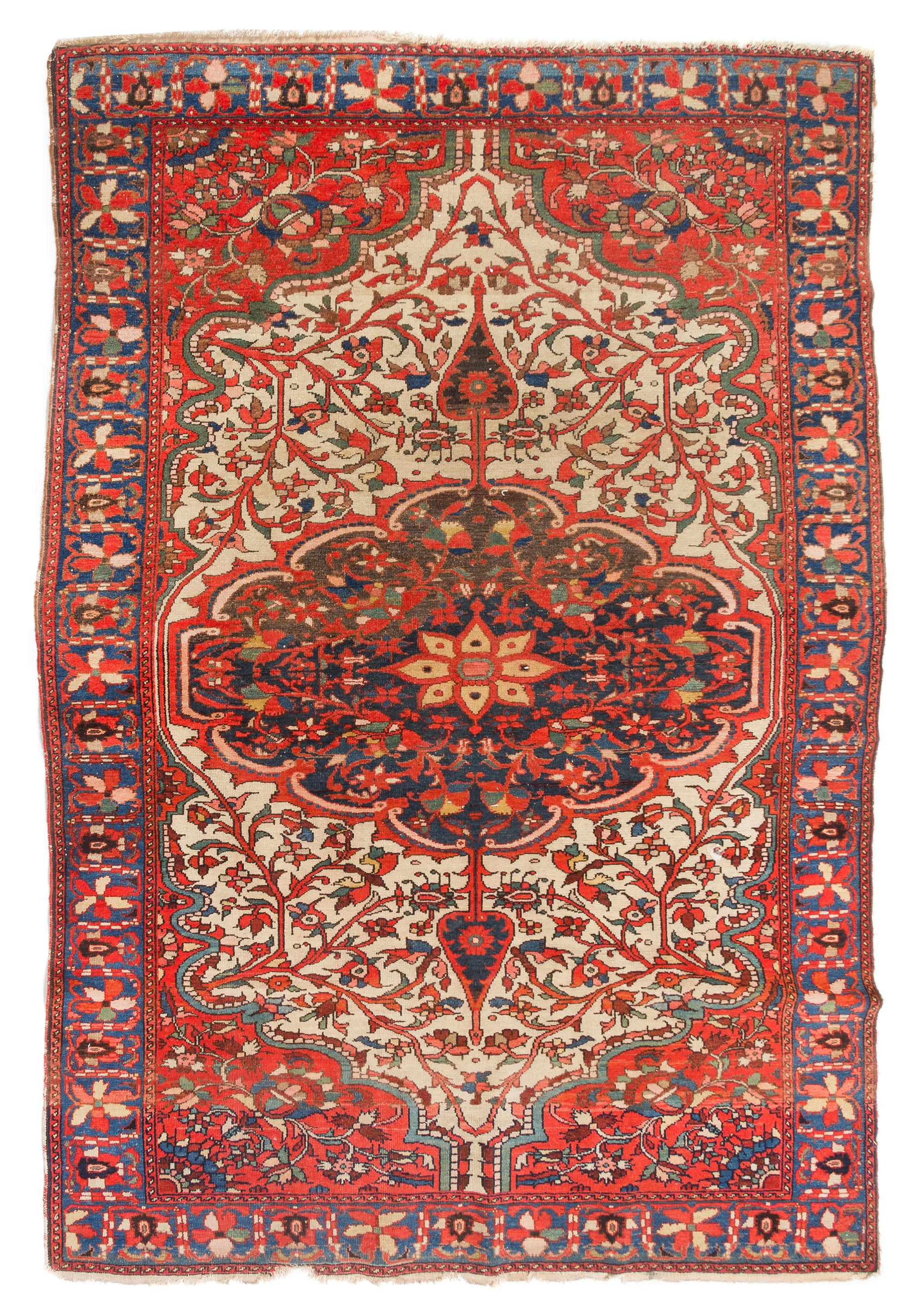 A Malayer Wool Rug 6 feet 6 inches x 4 feet 4 inches. — NORTHWEST PERSIA, LATE 19TH CENTURY
