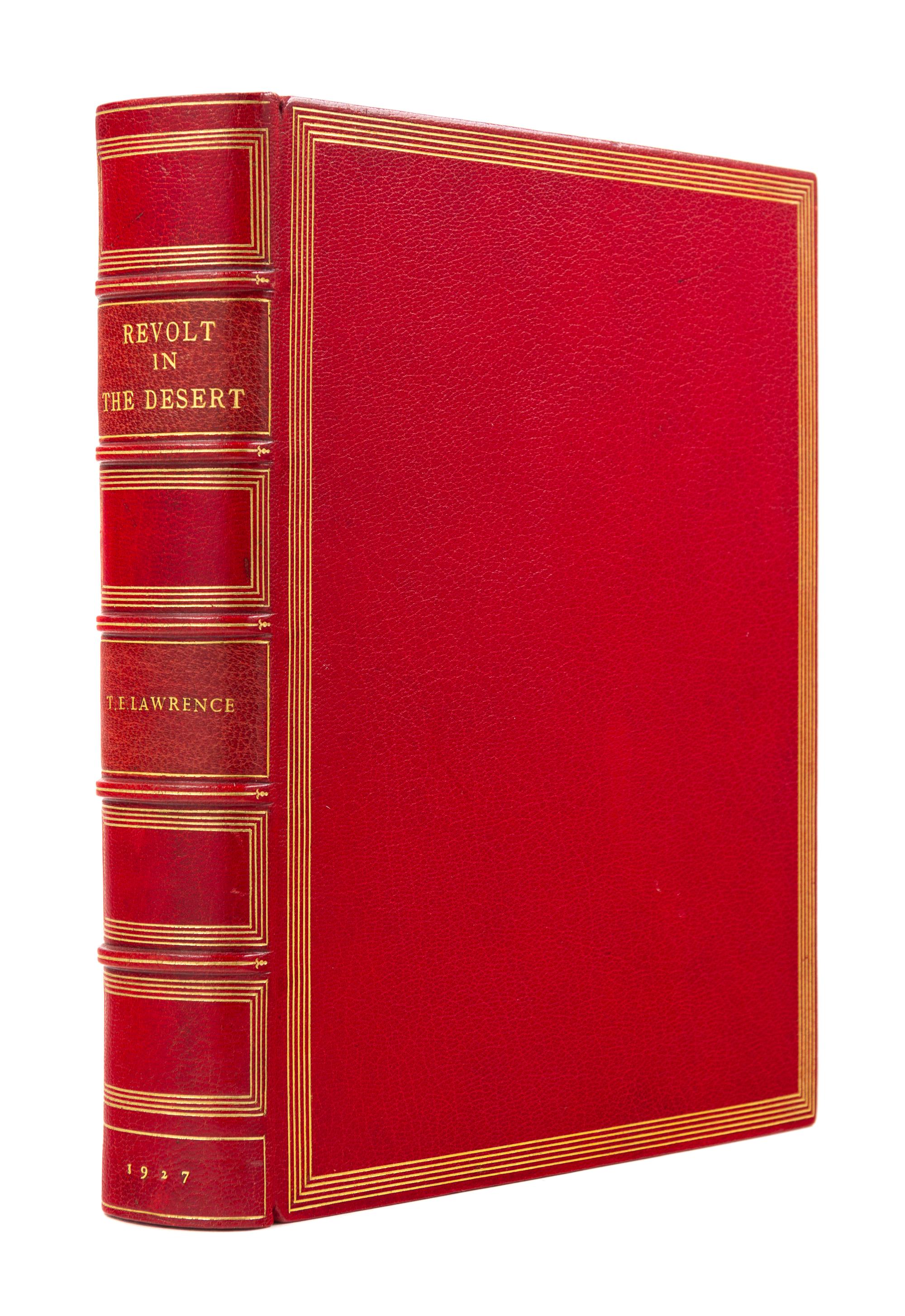 LAWRENCE, Thomas Edward (1888-1935). Revolt in the Desert. London: Jonathan Cape, 1927. LIMITED EDITION.