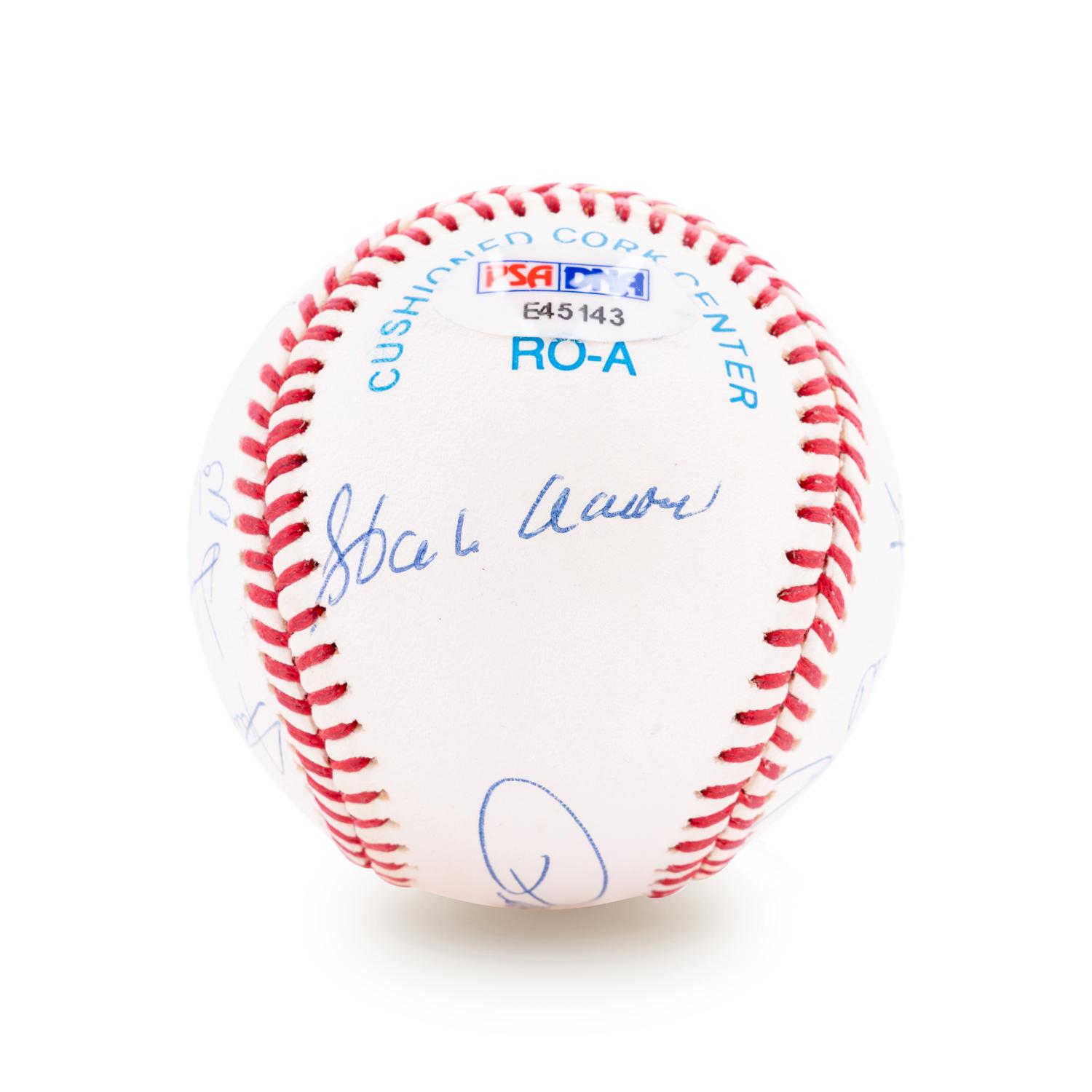 A 3,000 Hit Club Signed Baseball Featuring 12 Autographs (PSA)
