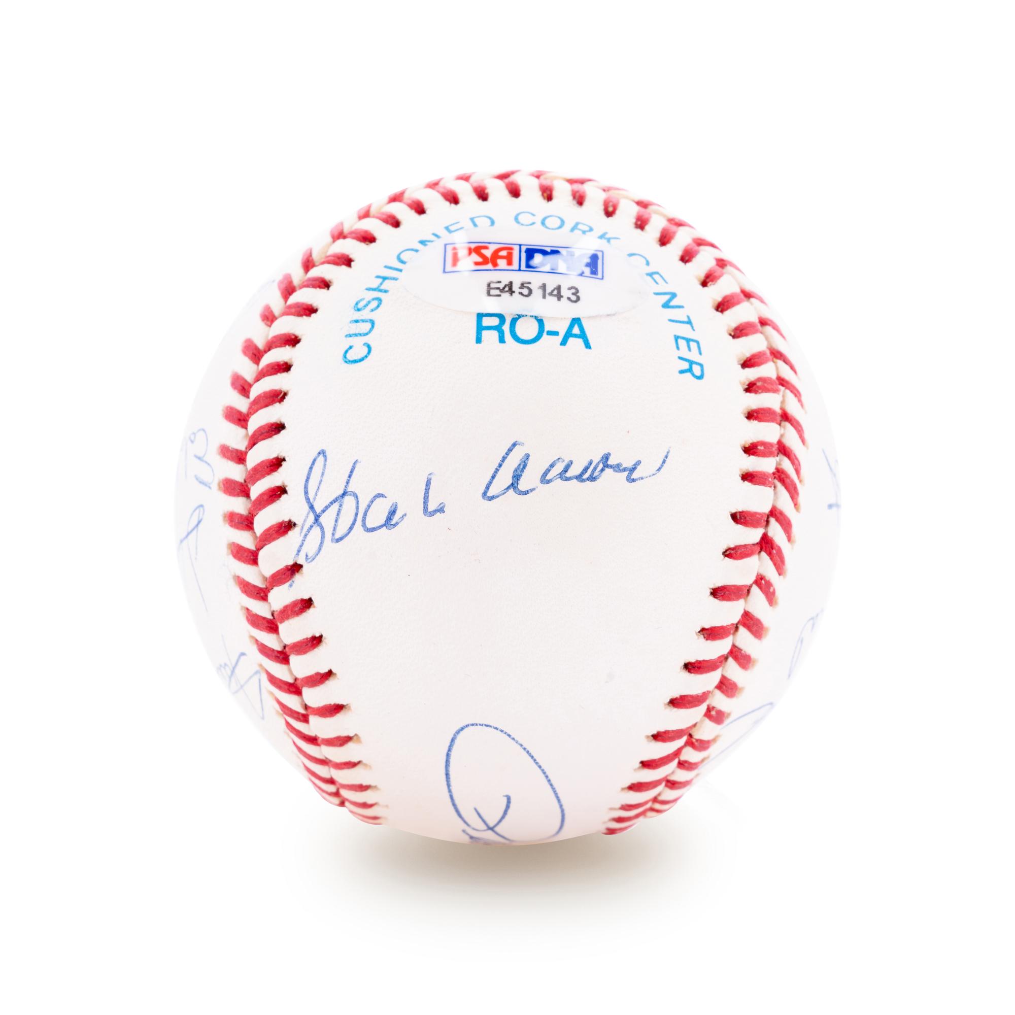 A 3,000 Hit Club Signed Baseball Featuring 12 Autographs (PSA)