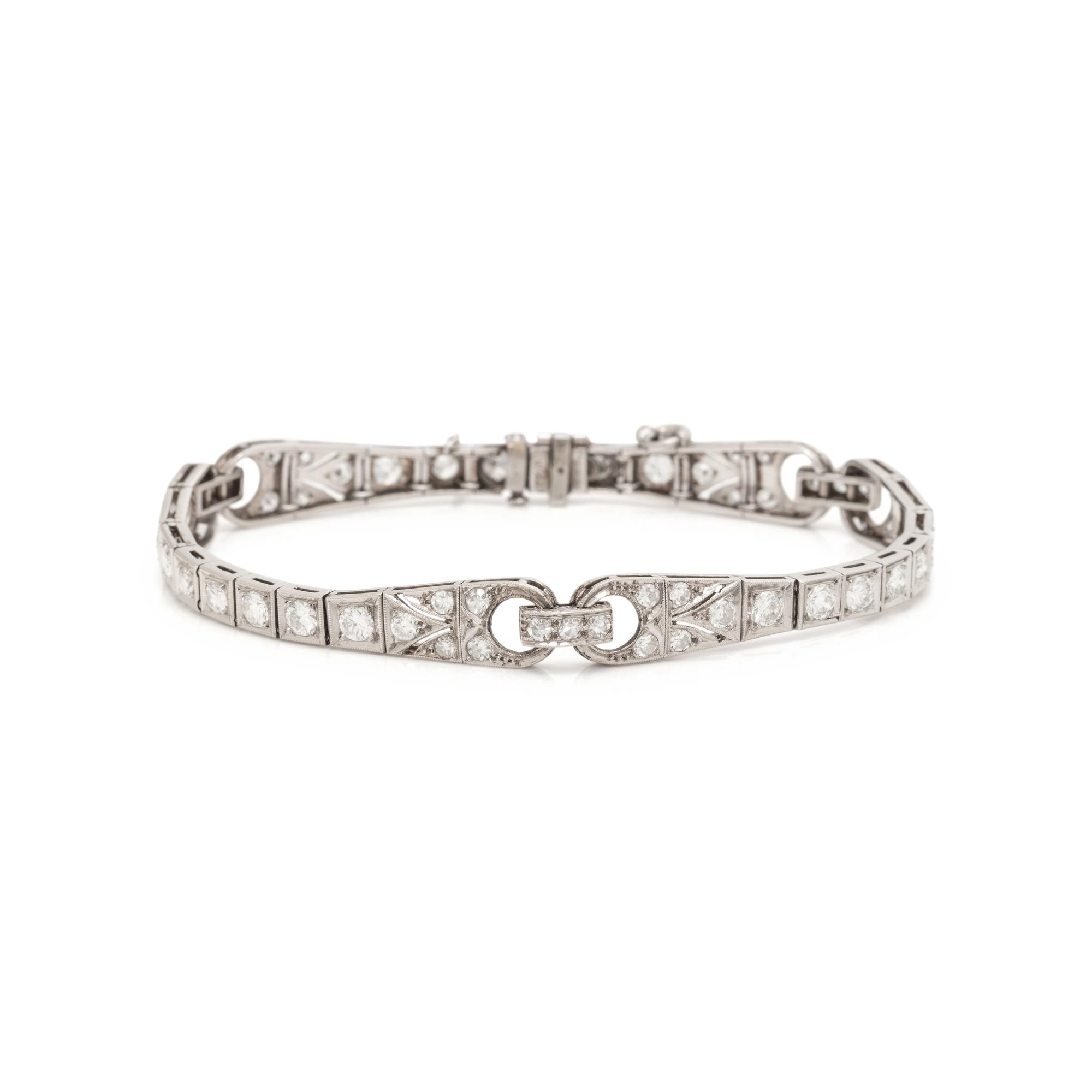 ART DECO, DIAMOND BRACELET