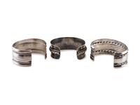 Navajo Silver Cuff Bracelets