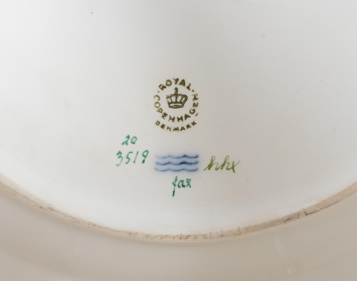 A Royal Copenhagen Flora Danica Oval Platter