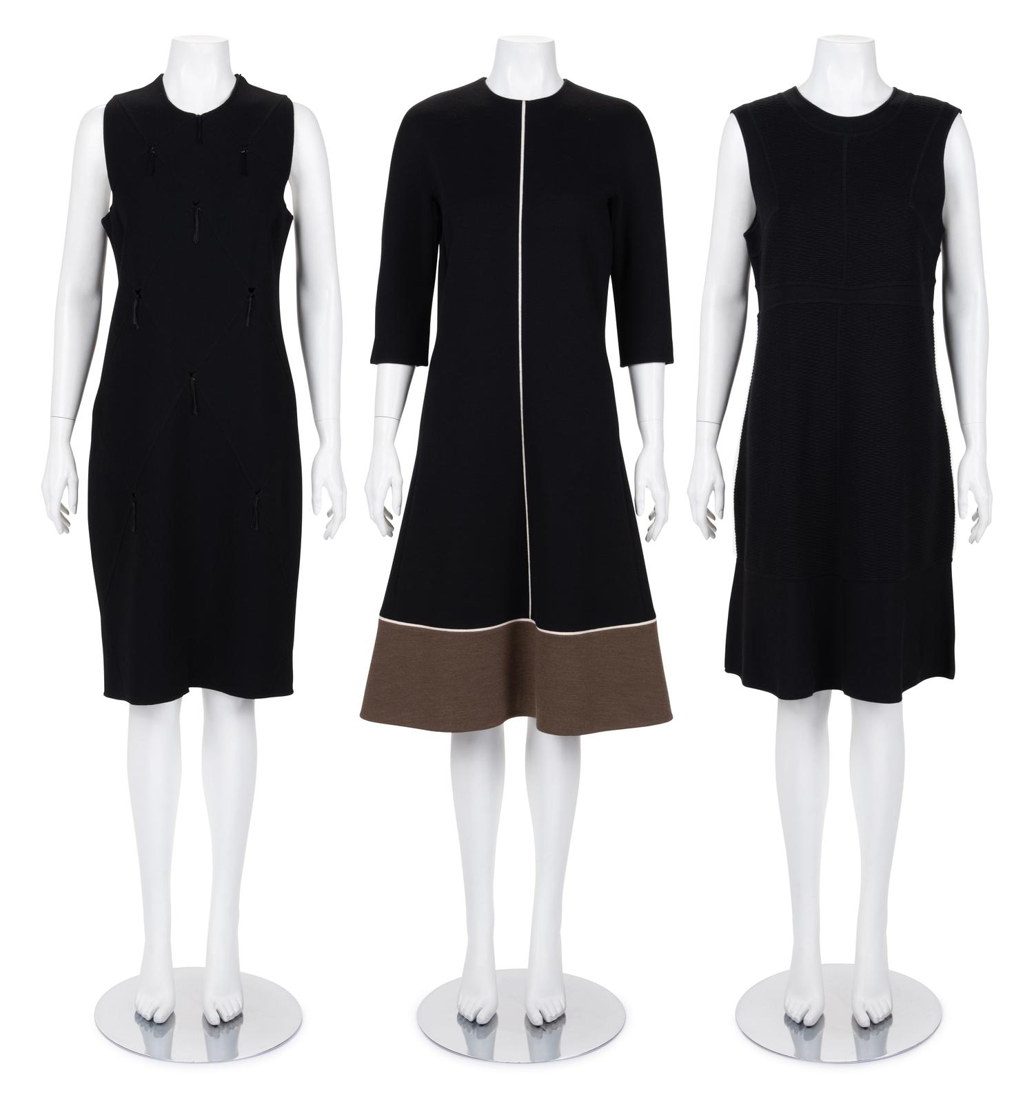 Three Ralph Rucci Dresses, 2000-10s