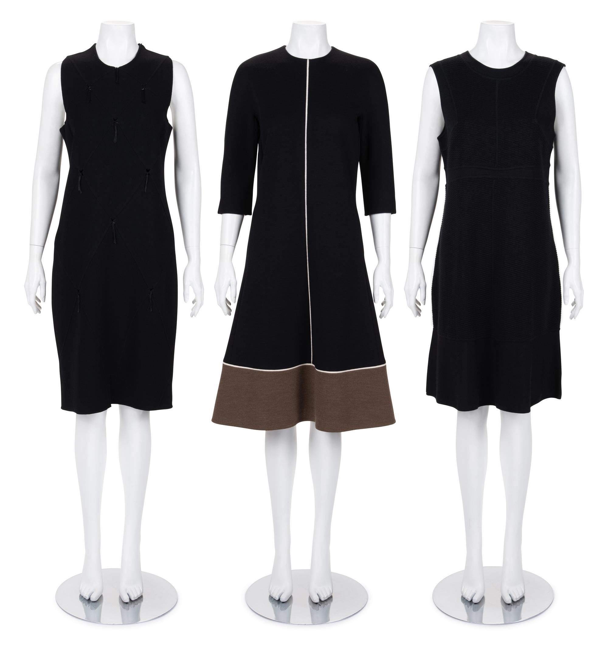 Three Ralph Rucci Dresses, 2000-10s