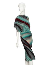 RICK OWENS, DRAPED VELVET DRESS
