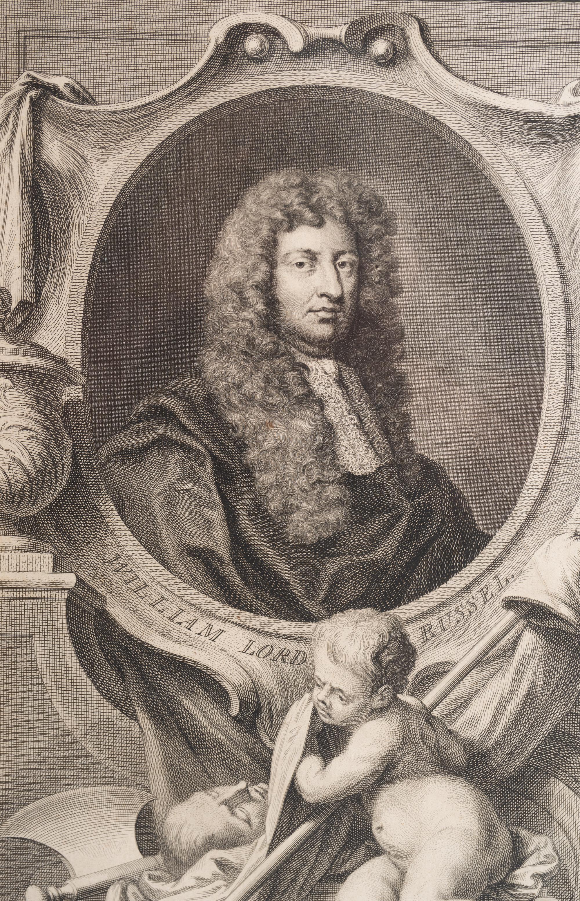Fisher, Bishop of Rochester and William Lord Russel (a pair of engravings)