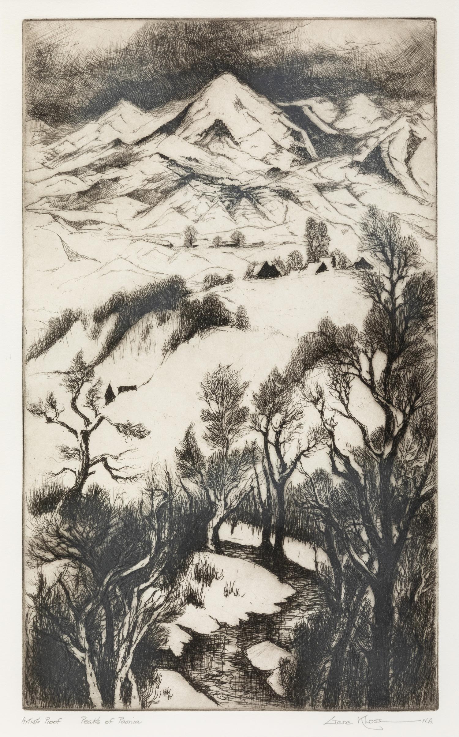 Peaks of Paonia , Artist's Proof